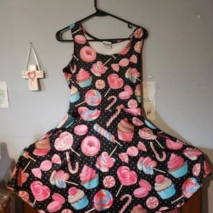 Rockabilly/Pinup Unique Candy/Treat Dress Size L
